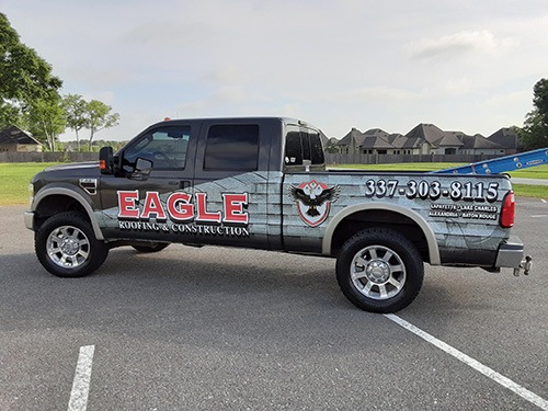 Eagle Roofing Truck