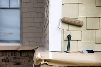 Painting House Siding